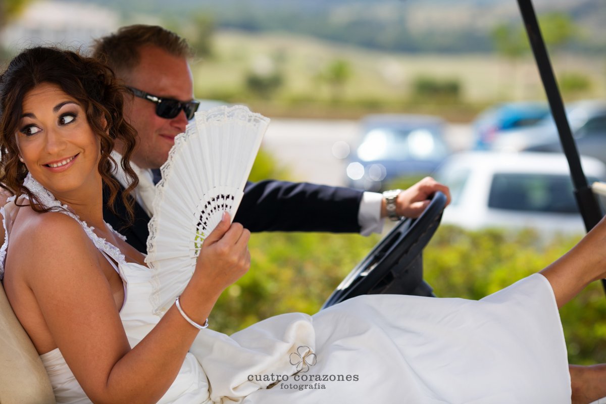 Boda en Gibraltar, Mons Calpe Suites y Alcaidesa Golf - Cuatro Corazones Fotografía por Juanlu Corrales