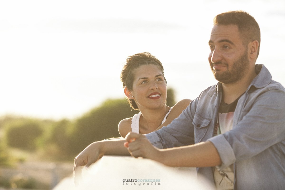 Preboda en Rota en Urbanización Costa Ballena - Cuatro Corazones Fotografía por Juanlu Corrales