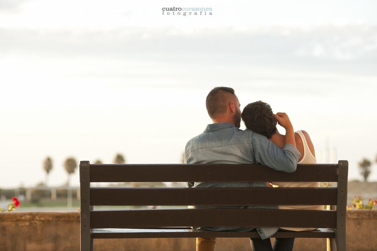 Preboda en Rota en Urbanización Costa Ballena - Cuatro Corazones Fotografía por Juanlu Corrales