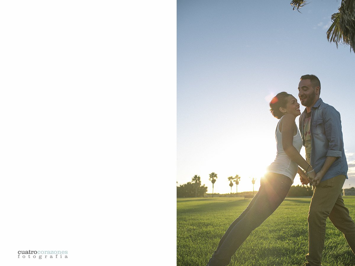 Preboda en Rota en Urbanización Costa Ballena - Cuatro Corazones Fotografía por Juanlu Corrales