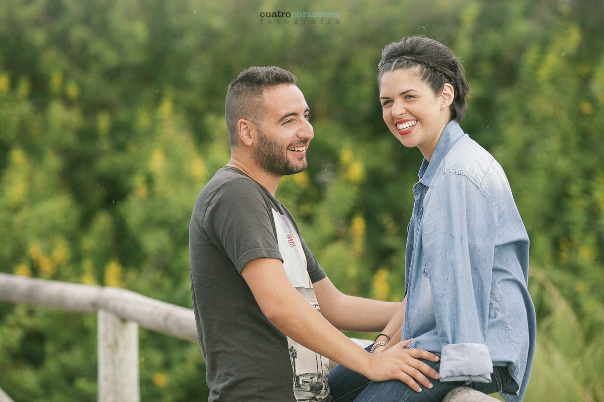 Preboda en Rota en Urbanización Costa Ballena - Cuatro Corazones Fotografía por Juanlu Corrales
