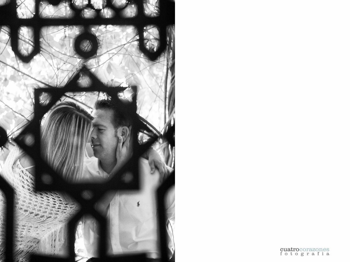 Fotos de Preboda en Sevilla en Plaza España y Reales Alcázares - Cuatro Corazones Fotografía por Juanlu Corrales.