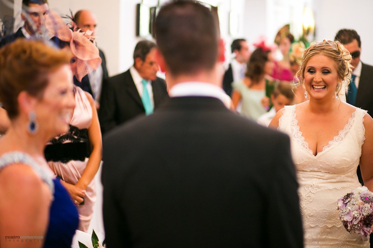 Boda en Castellar en la Casa Convento de la Almoraima - Cuatro Corazones Fotografía por Juanlu Corrales
