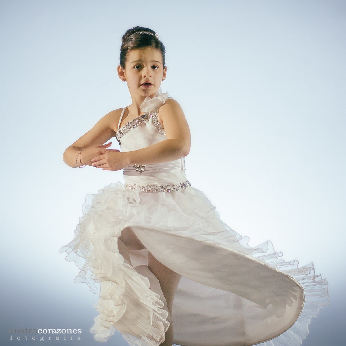 reportaje de comunión en Gibraltar Alameda Garden - Cuatro Corazones Fotografía por Juanlu Corrales