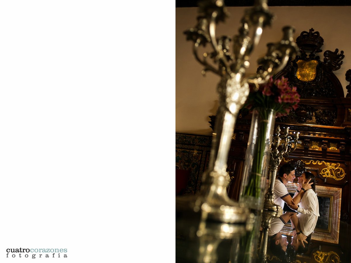 Prebodas en Sevilla en la Plaza de España con Juan y Begoña - Cuatro Corazones Fotografía por Juanlu Corrales