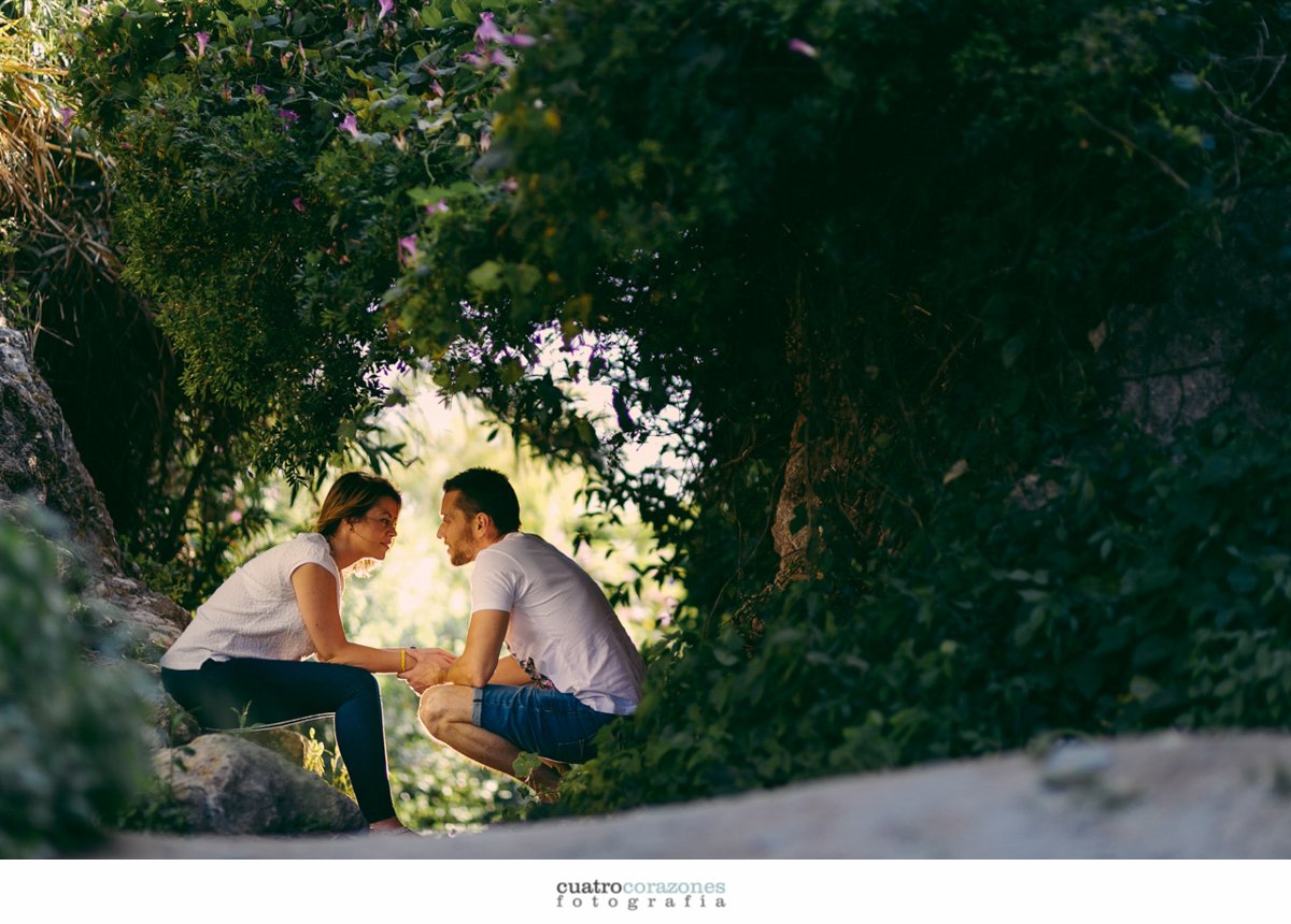Fotos de preboda en el campo de Vejer de la Frontera y Conil con Mari Carmen y Pedro - Cuatro Corazones Fotografía por Juanlu Corrales