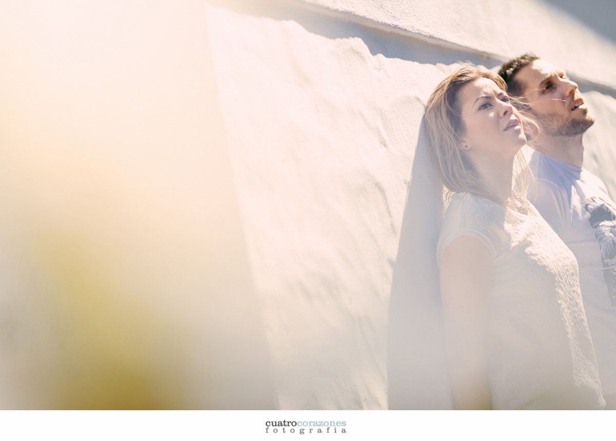 Fotos de preboda en el campo de Vejer de la Frontera y Conil con Mari Carmen y Pedro - Cuatro Corazones Fotografía por Juanlu Corrales