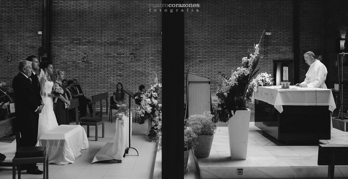 Boda en club de golf Alcaidesa e Parroquia de San Antonio de Padua de Algeciras - Cuatro Corazones Fotografía por Juanlu Corrales