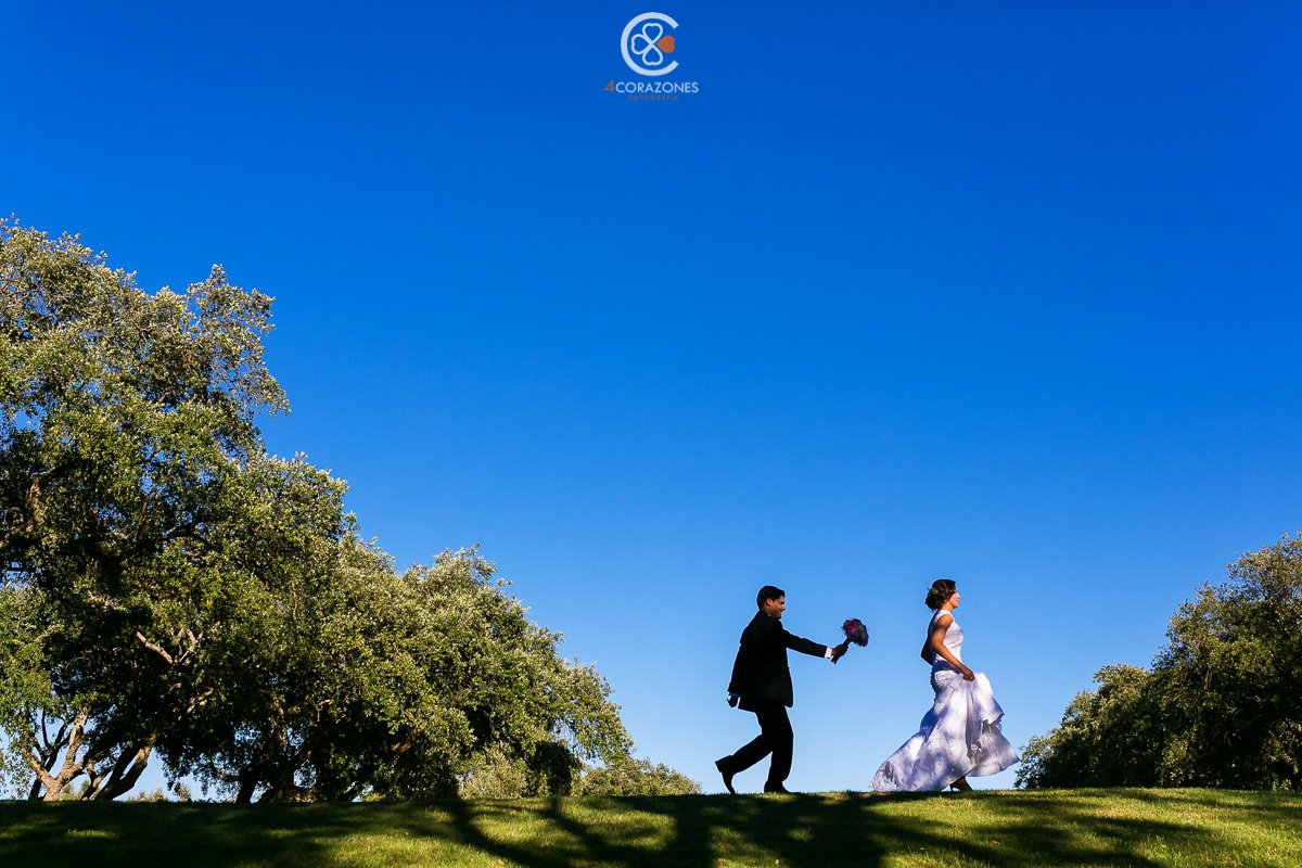 boda en el campo de golf en San Roque Club - Cuatro Corazones Fotografía por Juanlu Corrales