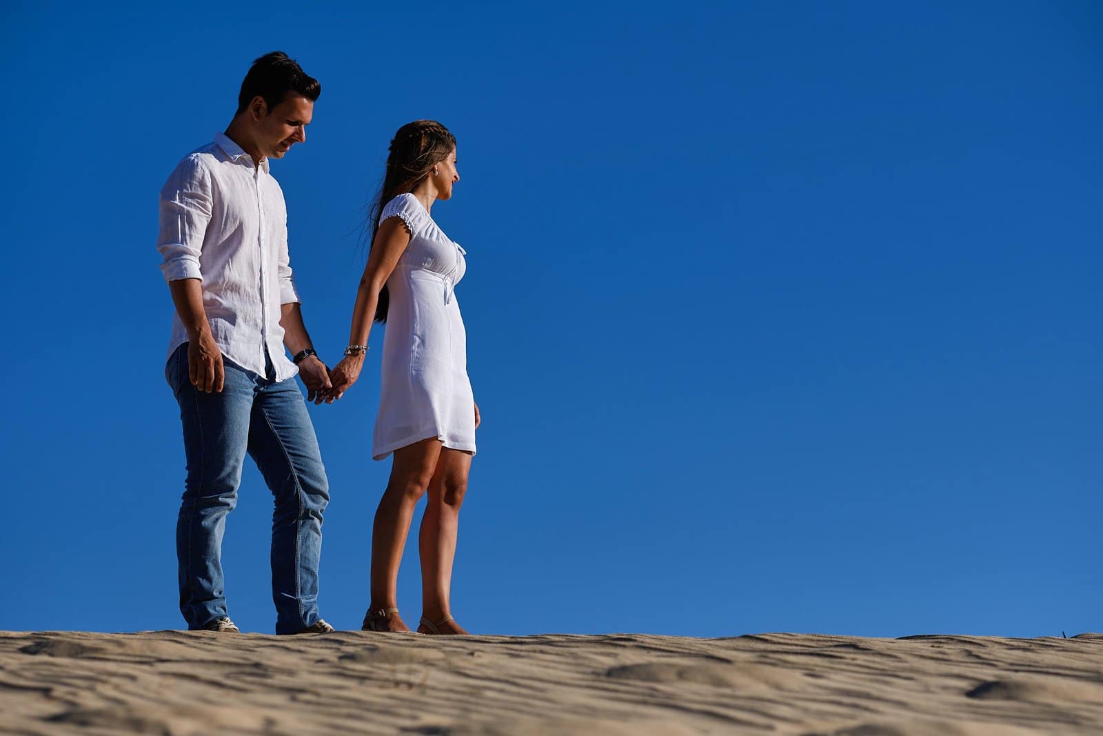 sesión preboda en la playa