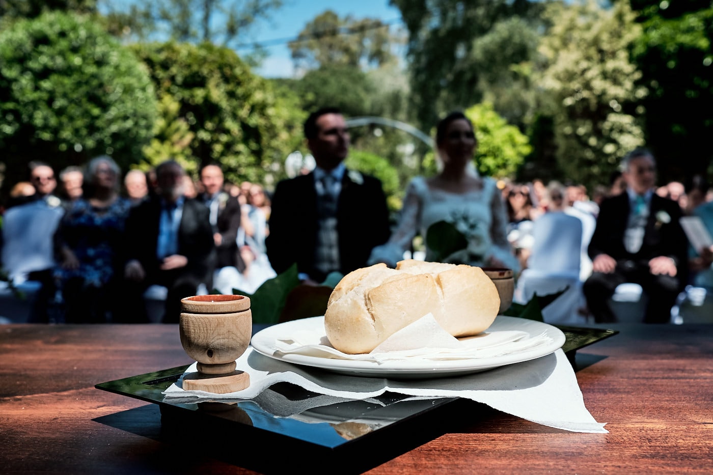 pan en ceremonia evangelista