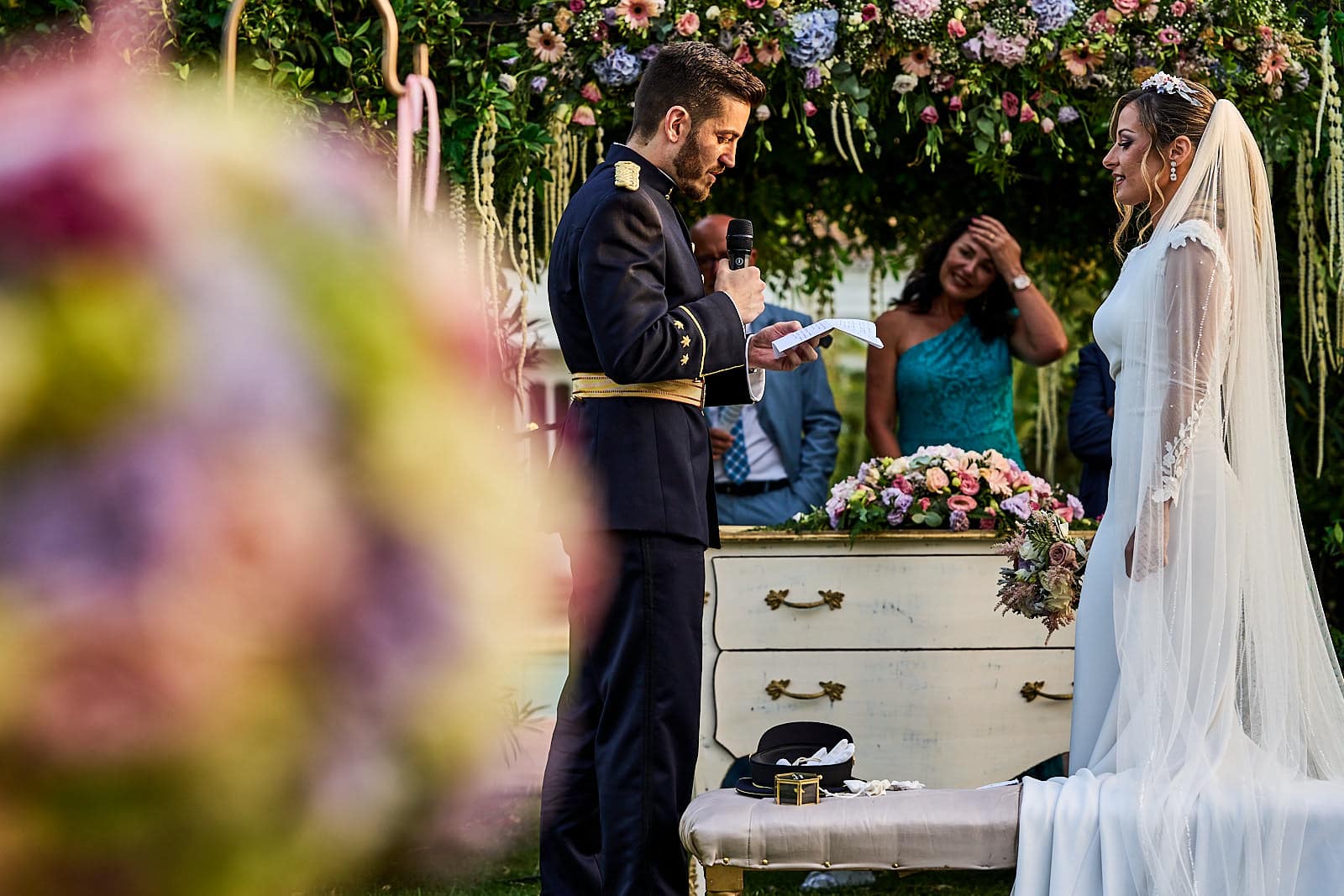lectura de votos en boda civil