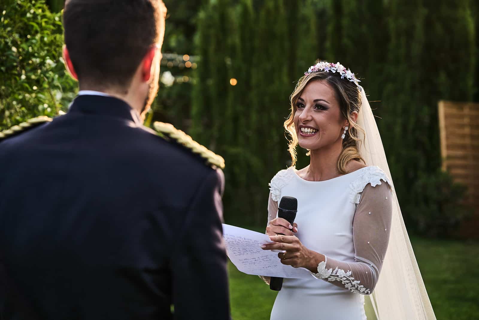 lectura de votos en boda civil