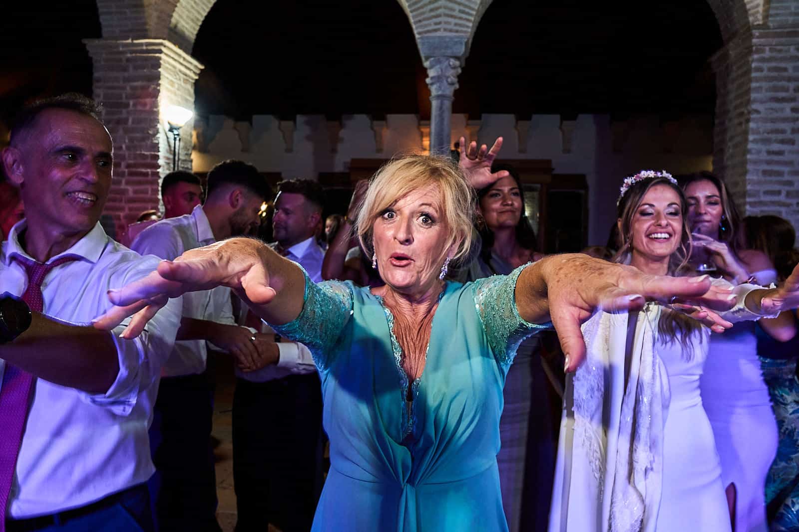 fiesta boda monasterio San Martín.