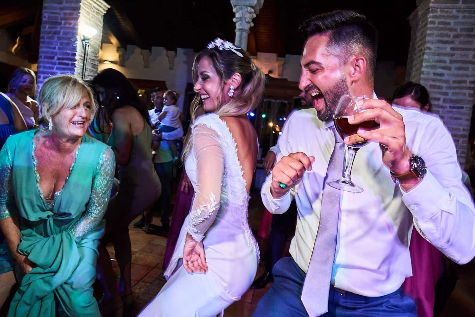 fiesta boda monasterio San Martín.