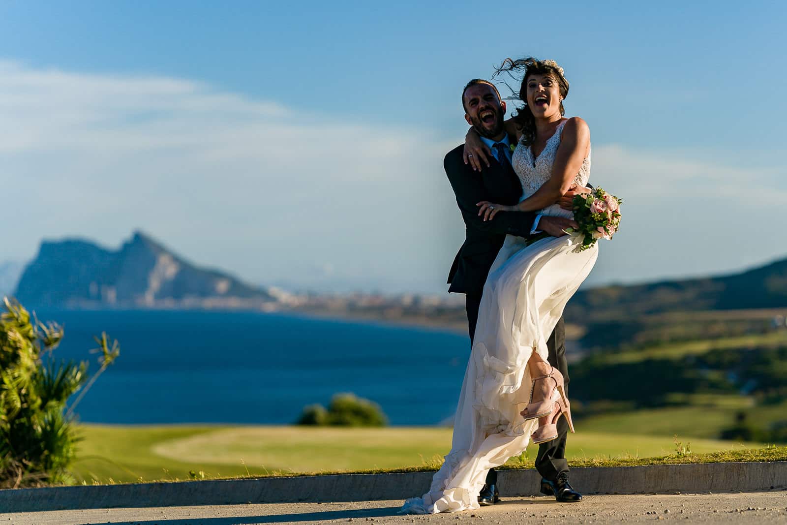 boda con vistas al mar