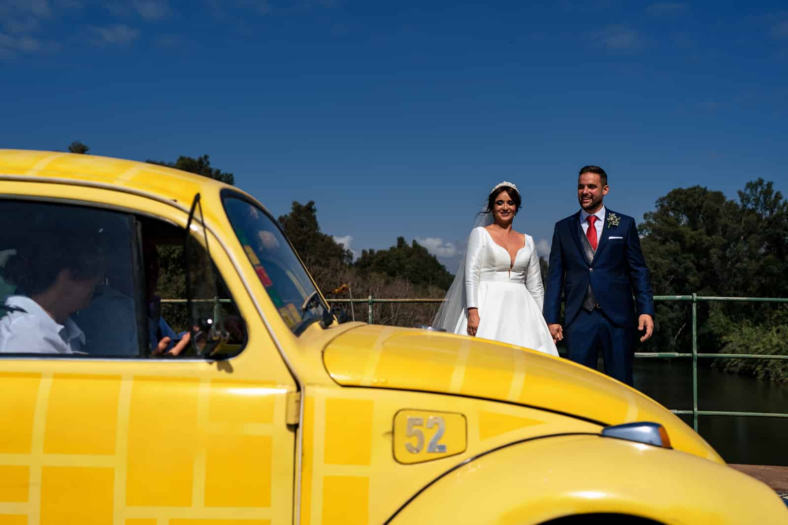 sesión de novios en puente de hierro