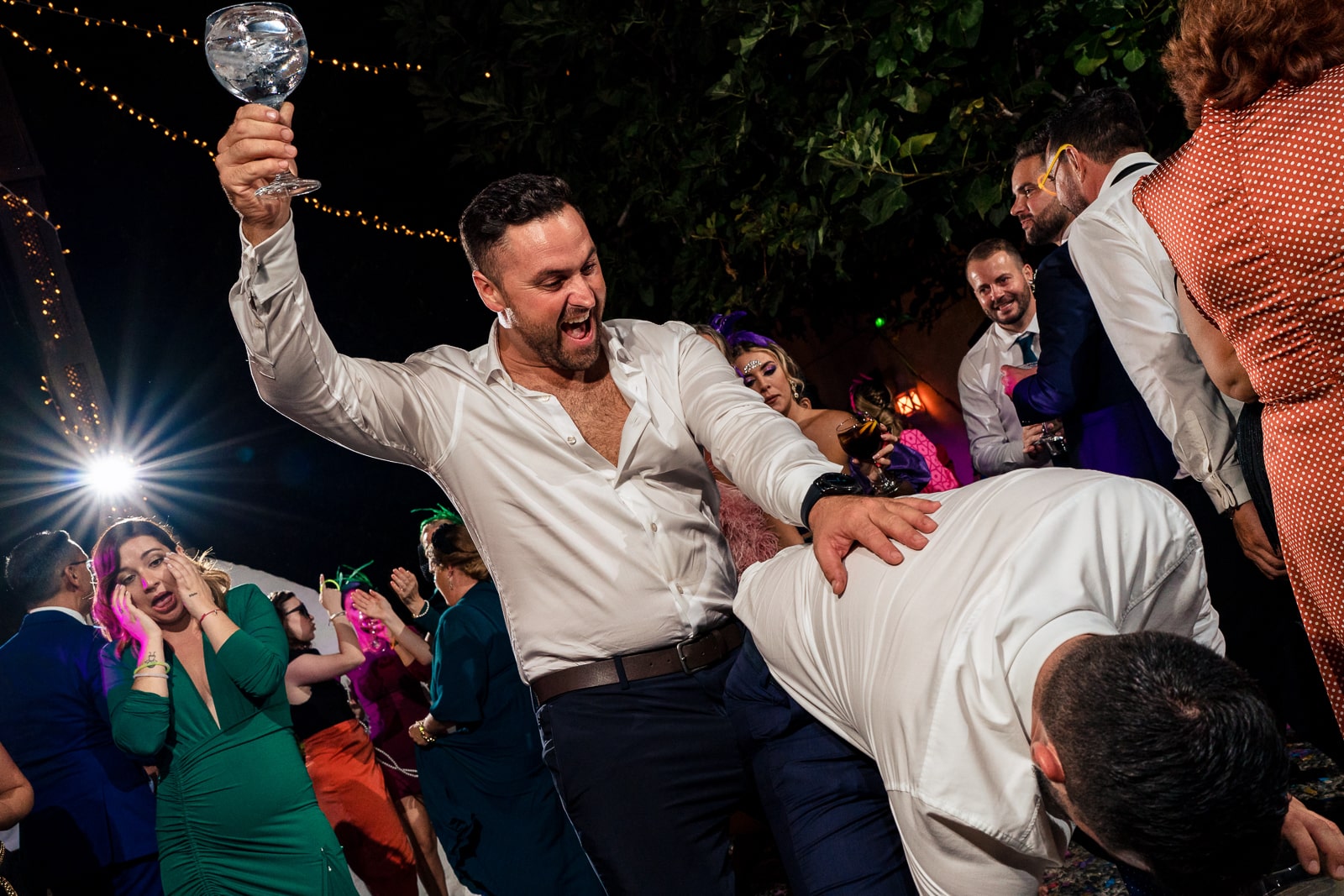 fiesta de boda en el cortijo los canos