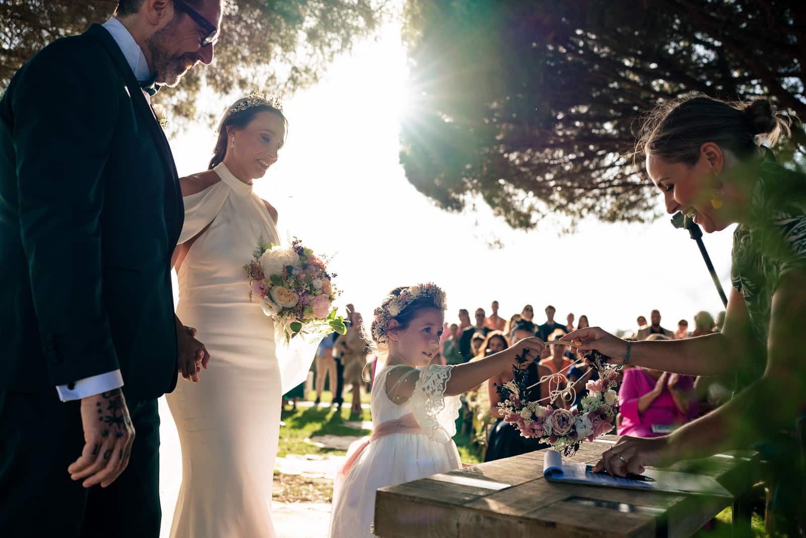 boda civil en los barrios