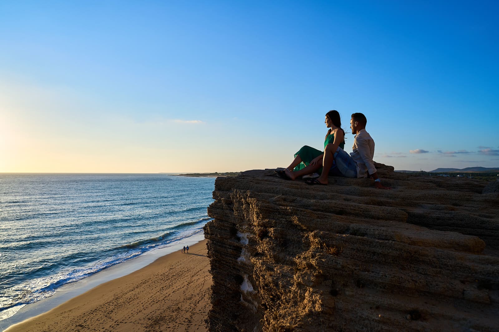 Preboda romántica en Caños de Meca